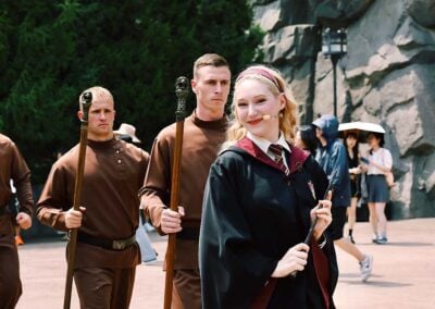 Prefect in The Wizarding World of Harry Potter’s “Triwizard Spirit Ralley”