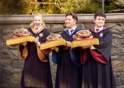 Hufflepuff in The Wizarding World of Harry Potter’s “Frog Choir”